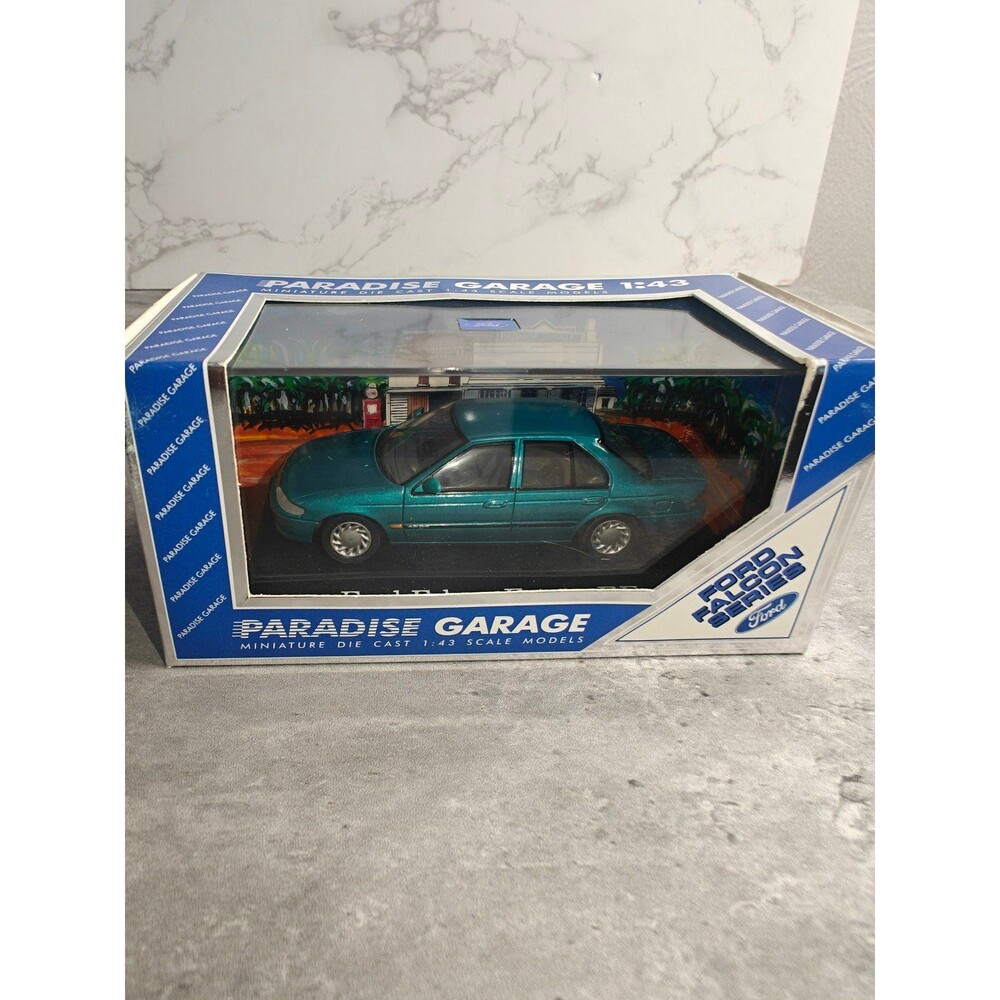 Paradise Garage Diecast Ford Falcon Futura EF Reef Green 1/43 Rare Car
